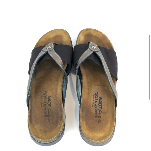 Like New NAOT Orion Leather Thong Sandal Size 40 - Picture 2 of 5